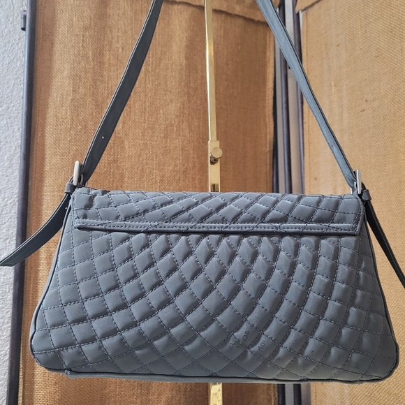 KOSCGI Quilted Shoulder Soho Trendy Gray Bag in Black - Picture 5 of 10